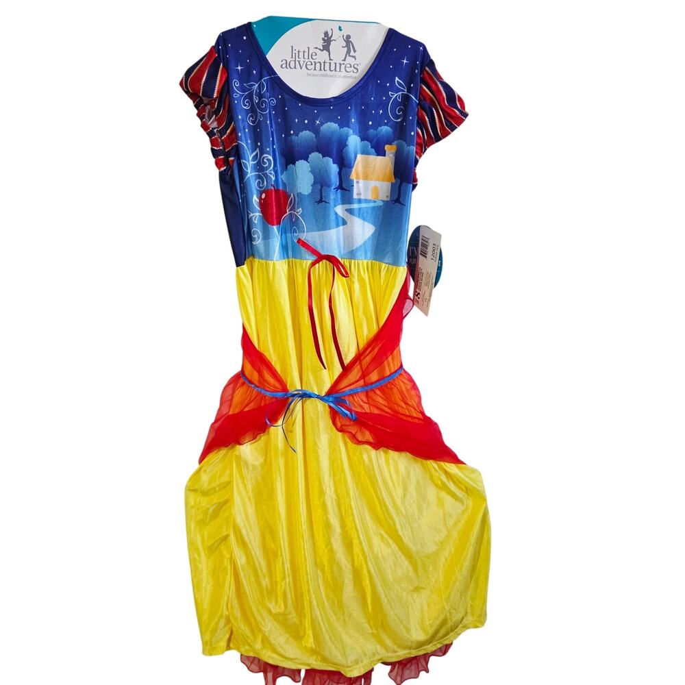 Little Adventures Girls Size 8 Snow White Dress Gown Costume Party Dress Up NWT